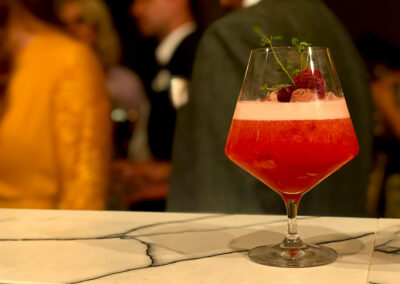 punane alkoholivaba kokteil vaarikatega